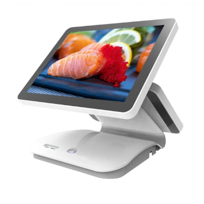 15" POS_Q10 2 экрана (J1900/4Gb/64SSD) Сенсорный моноблок
